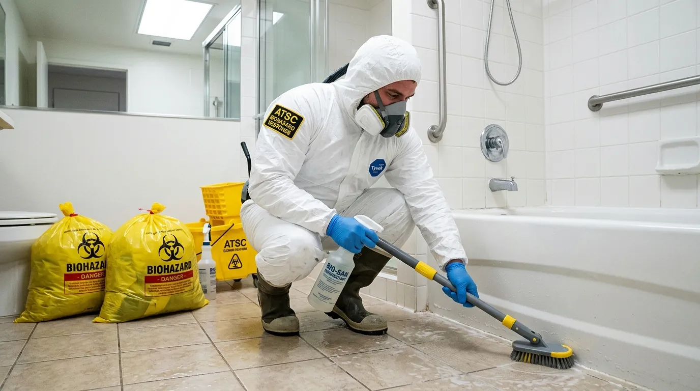 Decontamination equipment deployed for Blood Cleanup in Minnetonka